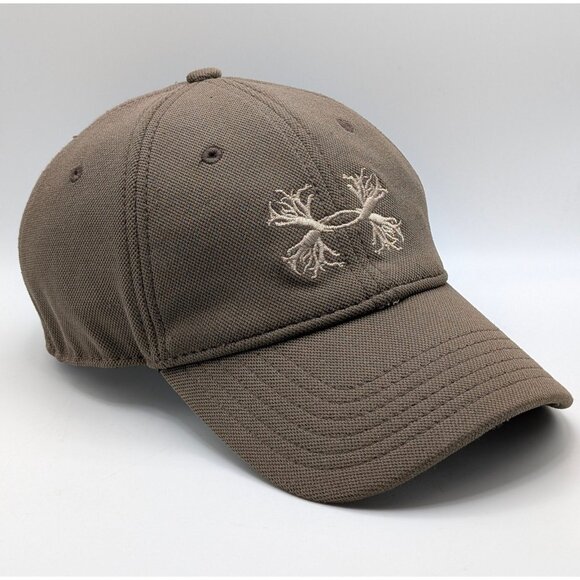 Under Armour Antler Hat Snapback Hunting Outdoor Hunter Brown OSFM Deer Cap - Picture 1 of 5